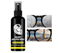 Spray anti-buée pour lunettes - 100 ml - Imperméable et - Agent sûr - Pour casque de moto, vélo, camping, trajets quotidiens, voyage, VTT, vélo de route, lavage de lavage
