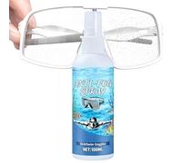Spray anti-buée pour lunettes de natation - 100 ml - Brume longue durée | Spray anti-buée pour une vision claire sous l'eau pour tuba, lunettes de soleil, visières de casque, voyages d'affaires