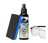 Spray anti-buée pour lunettes - Solution anti-buée de 100 ml, couche de protection durable, accessoire d'entraînement de natation, flacon pulvérisateur simple | Soins des yeux pour l'intérieur et