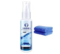 Spray Anti-Buée pour Pare-Brise,Défogeur pour Pare-brise avec Chiffon - Agent Anti-Pluie pour Miroirs et Vitres Extérieur Intérieur Conduite Hivernale et Plein Air