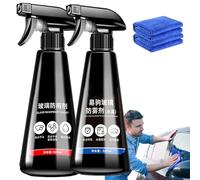 Spray anti-buée pour pare-brise - Spray anti-brouillard pour pare-brise - Lubrifiant d'étanchéité pour fenêtres et portes de voiture - Pour usage domestique, professionnel