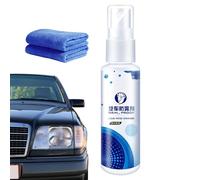 Spray anti-buée pour rétroviseur de voiture - Spray anti-buée pour vitres de voiture avec serviette, désembuage professionnel durable pour rétroviseur de véhicule, fenêtre intérieure et extérieure