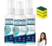 Spray anti-calcaire pour douche à action rapide, nettoyant en spray pour douche, solution détartrante multi-usages (salle de bain, fontaines à eau, bouilloires, robinets).