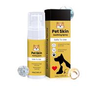 Spray Anti-Démangeaisons pour Chiens - Nettoyant Naturel pour Animaux - Soin Cutané 50ml pour Chien et Chat - pour Chiot et, Petite, Moyenne, Grande Taille, Maison, Intérieur, Extérieur, Voyage,