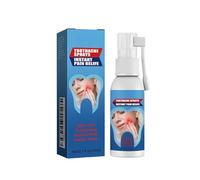 Spray anti-douleur buccal à l'extrait de menthe poivrée pour une haleine fraîche et une hygiène bucco-dentaire optimale.