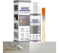 Spray Anti-fuite - 100 Ml De Mastic De Revêtement Imperméable, Agent De Réparation Invisible, Solution De Liaison À Action Rapide Avec Protection Étanche Contre Les Fissures | Sealant Spray For Roof W