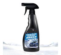 Spray anti-glace pour pare-brise - à action rapide, effet durable, 500 ml, spray anti-éblouissant et dégivrant, pour la neige et la glace d'hiver sur vitres et rétroviseurs pour véhicules camions Rv