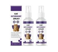 Spray Anti-griffures pour Chats, Spray répulsif pour Chats d'intérieur et d'extérieur, Solution sûre et Efficace, empêche Les Chats de griffer Les Meubles, Les Plantes, Les canapés, Les Tapis (2pcs)