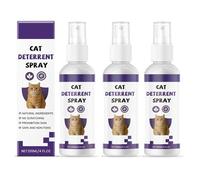 Spray Anti-griffures pour Chats, Spray répulsif pour Chats d'intérieur et d'extérieur, Solution sûre et Efficace, empêche Les Chats de griffer Les Meubles, Les Plantes, Les canapés, Les Tapis (3pcs)