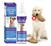 Spray anti-mastication pour chiens, 200 ml, pomme amère pour chiens pour arrêter de mâcher et empêcher le léchage des plaies, protège les meubles, les chaussures, les bandages, sans alcool et non