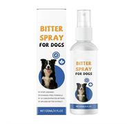 Spray anti-mastication pour chiens, spray amer pour arrêter de mâcher, peut protéger efficacement la sécurité des meubles, plantes, chaussures, objets de valeur, 120 ml, spray anti-mastication