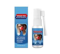 Spray anti-maux de dents - soulage rapidement les gencives, améliore l'hydratation, formule menthe et camomille, soin buccal portable pour adultes (20 ml)