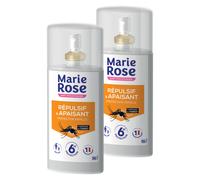 Spray anti-moustiques apaisant 2 en 1 Marie Rose, 2 sprays de 100 ml