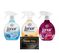 Spray anti-plis ultime pour vêtements idéal pour enlever les plis dans le tissu, 1 parfum d'éveil printanier, 1 brise d'été et 1 jasmin rubis de 500 ml chacun