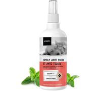 Spray Anti Puce Anti Tique Chien et Chat 500ml-Spray Non Tachant avec l'arbre à Thé Clou De Girofle Menthe Poivrée Chatons
