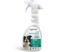 Spray Anti-Puces Et Anti-Tiques Et Anti-Moustiques Pour Chien, Spray Antiparasitaire 500Ml, Répulsif Efficace 12 Jours