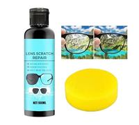 Spray anti-rayures pour lunettes - 1 crème de réparation portable de 100 ml - Protège contre les rayures, les traces de doigts et le jaunissement