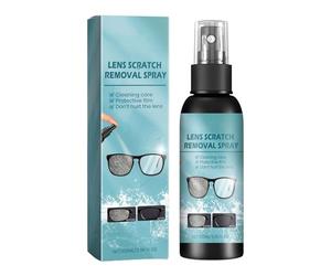 Spray anti-rayures pour lunettes de soleil - Solution d'entretien pour microscope, vitrine, phare, vitrine, écrans de smartphone