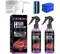 Spray Anti-Rayures Pour Voiture, 3 In 1 Polish Voiture Hydrophobe, Coating Spray, RéParation Rayures Carrosserie,Spray