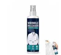 Spray anti-rides instantané de 50 ml, lisse les plis en quelques secondes, vaporisateur portable pour tissu, sans repassage, sans statique et frais, sans danger pour le lin et le coton, pour chemises