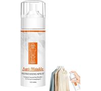 Spray anti-rides instantané pour vêtements, anti-statique et anti-plis, formule douce, sans repassage, pour voyage et maison (1 pièce)