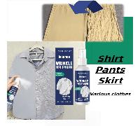 Spray anti-rides Jakehoe, coffret de voyage anti-rides, sans repassage nécessaire, efficace, rapide, lisse, convient à divers tissus, spray anti-rides pour l'entretien des vêtements ménagers, lisse et