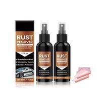 Spray anti-rouille puissant pour les traitements de rouille, antirouille, anticorrosion, peinture de protection des métaux pour métal, outils, voitures, chaînes (2, 60 ml)