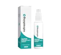 Spray anti-transpirant, déodorant anti-transpiration en cas d'hyperhidrose, pour les mains, les pieds et la tête, arrête la transpiration aux zones à problèmes, couche de pulvérisation invisible, pas