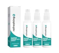 Spray anti-transpirant, déodorant anti-transpiration pour hyperhidrose, pour les mains, les pieds et la tête - Arrête la transpiration aux zones à problèmes - Couche de pulvérisation invisible - Pas
