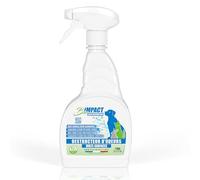 Spray Anti-Urine Chat Bioimpact - Neutralise les Odeurs en 1 Minute - 750ml - Menthe Eucalyptus - Tous Supports - Formule Enzymatique - Sûr pour Animaux