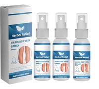 Spray Anti-Varices Pour Jambes,Spray De Traitement De Varices,Sprays Apaisant Pour Les Varices,Soulage Les Gonflements Et Inconforts 3PC