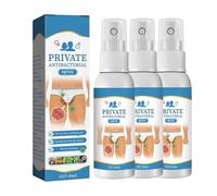 Spray Antibactérienne Privée,Antifongique pour Homme,Spray Soulager Rapidement les Démangeaisons,Antibactérienne Privée,30ML*3PC