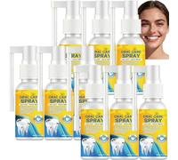 Spray antidouleur dentaire, spray buccal à la propolis, apaise rapidement les gencives, élimine en douceur les taches sur toutes les dents, formule naturelle sans alcool ni fluor, soin (9pcs)