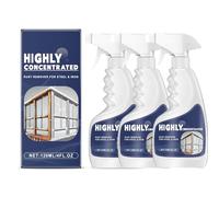 Spray antioxydant et anticorrosion pour métaux, action rapide, nettoyant anticorrosion polyvalent pour l'acier inoxydable et les pièces automobiles, 120ml/4 fl.oz (3PC)