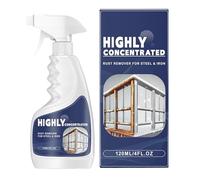 Spray antirouille - 120 ml - Nettoyant multifonction haute performance - Spray anti-rouille à action immédiate pour fer - Pour pièces de véhicules, jantes, outils, maison, voiture, atelier, garage