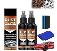 Spray Antirouille,Convertisseur De Rouille,Anti-Rayures pour Voitures,Antirouille Dissolvant de Rouille pour Métaux,Rust Remover Spray,Dissolvant de Puissant pour Métal,Outils,Voitures (2)