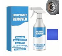 Spray antirouille et anti-particules de fer pour voiture, nettoyant antirouille puissant, spray antirouille à action rapide pour voitures, jantes et outils métalliques, 120 ml (1Pièce)