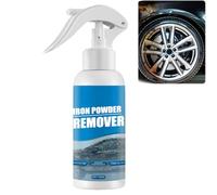 Spray antirouille multi-usages pour métaux-Dérouillage puissant pour voiture, nettoyant jantes, décapant de poudre de fer à base d'eau et protection antirouille pour jantes, châssis et outils (1pcs)