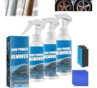 Spray antirouille multifonctionnel à action rapide, sprays antirouille portables pour métal avec éponge et chiffon, oxydation à action rapide, nettoyant multi-surfaces, pour outils, métaux et (3 PCS)