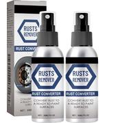 Spray antirouille Nexa, dissolvant antirouille robuste à action rapide pour voitures, outils et chaînes en métal, aucun ponçage requis, nettoyant pour taches de fer multi-surfaces (2 pièces)