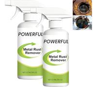Spray antirouille robuste pour le métal, les voitures et les outils, convertisseur de dissolvant de rouille instantané de 237 ml, antirouille pour le fer en acier inoxydable (2 pièces)