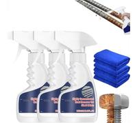 Spray Antirouille Robuste Pour Métal,Inhibiteur De Rouille Et Dissolvant Multi-usages,Convertisseur De Rouille,Spray Anti Rouille Raksou Instantané,Détachant Instantané,élimination De La Rouille (3PC)