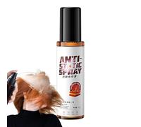 Spray antistatique 100 ml - Élimine l'électricité statique des vêtements, cheveux et pulls | Adoucisseur de, soin des tissus anti-rides, dissolvant d'électricité statique, spray adoucissant mul