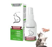 Spray apaisant naturel pour chat - Spray anti-stress pour chat, solution pour chat anxieux soulage l'anxiété | Spray pour chats domestiques pendant la période des œstrus, sans drogue pour empêcher le