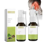 Spray apaisant pour acouphènes,spray nettoyant pour le cérumen - Soulage les acouphènes et les bourdonnements d'oreilles,améliore l'audition et atténue l'inconfort - Convient aux personnes de tout âge