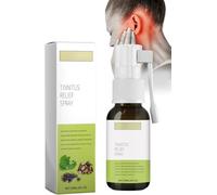 Spray apaisant pour acouphènes,spray nettoyant pour le cérumen - Soulage les acouphènes et les bourdonnements d'oreilles,améliore l'audition et atténue l'inconfort - Convient aux personnes de tout âge