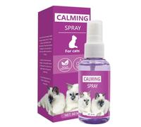 Spray apaisant pour chat - Spray anti-stress pour chat - 60 ml - Aide à combattre et à se cacher - Favorise la relaxation et aide le chat à s'endormir