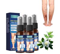 Spray Apaisant pour les Varices, Spray de soin pour les Veines d'Araignée, Lisse et éclaircit la peau, Améliore la Circulation Sanguine, Convient aux Personnes en Position Debout Prolongée, 30ml (4)