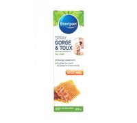 Spray Aroma Gorge Et Toux - Steripan - Goût Miel - Soulage Les Maux De Gorge Et La Toux Sèche - 20ml