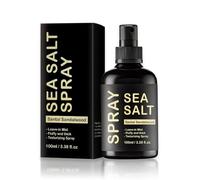 Spray au sel marin pour hommes, spray texturisant naturel qui apporte volume et souplesse pour des ondulations et des boucles souples, brume coiffante légère et non grasse pour 100 ml